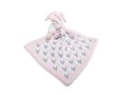 Bandi Pink Bunny Chenille Blankie Gift Set Baby Stuffed Animal by Nat Jules