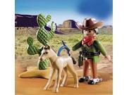 Cowboy with Foal Cactus Play Set by Playmobil 5373