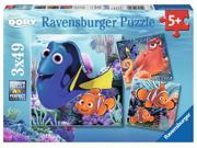 Finding Dory 3 x 49 pcs. Jigsaw Puzzle by Ravensburger 09345