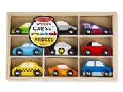 Wooden Car Set Vehicle Toy by Melissa Doug 3178