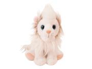 White Lion Wild Onez 7 inch Stuffed Animal by The Petting Zoo 413432