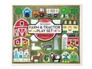 Wooden Farm Tractor Play Set Imaginative Play Set by Melissa Doug 4800
