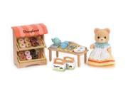 Doughnut Store Dollhouse Figures by Calico Critters CC1725