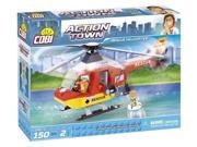 Rescue Helicopter Action Town 150 pcs. Building Set by Cobi Blocks 1762