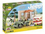 Jeep Willys MB Barracks Checkpoint Small Army Building Set by Cobi Blocks