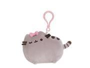 Pusheen Bow Backpack Clip 4.5 inch Stuffed Animal by GUND 4048879