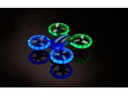 X7 Microlite RC Quadcopter Blue Green Remote Control by Odyssey Toys 7505