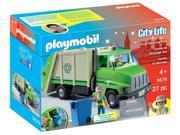 Green Recycling Truck City Life Imaginative Play Set by Playmobil 5679