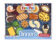 Food Fun Combine Dine Dinners Blue Box Kitchen Play by Melissa Doug 8268