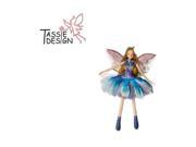 Belle Floral Fairy Doll Blue Play Doll by Tassie Design TH FF1603