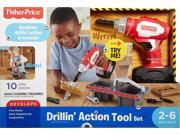 Drillin Action Tool Set Pretend Play Toy by Fisher Price DVH16