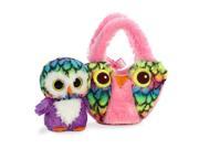 Owl You Need is Love Pink Fancy Pal Stuffed Animal by Aurora Plush 32810