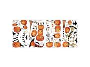 Halloween Pumpkins Peel and Stick Wall Decals