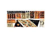 Happy Halloween Pennants Peel and Stick Wall Decals