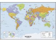 World Map Dry Erase Peel and Stick Giant Wall Decals