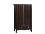 Relaxed Traditional Armoire Jamocha