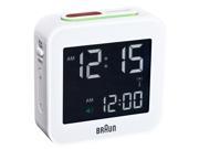 58mm Braun LCD Alarm Clock 008 WH