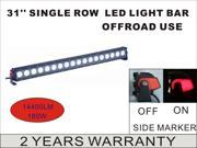 31 180W LED WORK LIGHT BAR OFF ROAD LAMP ATV RV UTV TRUCK JEEP BOAT USE SPOT FLOOD COMBO BEAM OPTIONAL