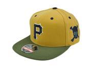 MLB American Needle Blockhead Earthtone Wool Cap Hat Snapback Pittsburgh Pirates