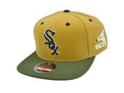 MLB American Needle Blockhead Earthtone Wool Snapback Cap Hat Chicago White Sox