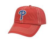 MLB Philadelphia Phillies Baseball Red Blue Garment Wash Relaxed Fit Licensed