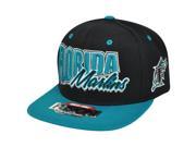 MLB American Needle Florida Marlins Fusion Angler Snapback Flat Bill Hat Cap