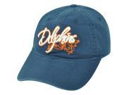 NFL Miami Dolphins Reebok Women s Blue Floral Orange Clip Buckle Cap Hat DH1685