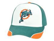 NFL Miami Dolphins Logo Adjustable Curved Bill Velcro Constructed Hat Cap XZ508