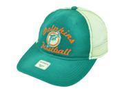 NFL Miami Dolphins Football Reebok Women Snap Back Green Mesh Cap Hat DH1687
