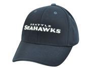 Nfl Seattle Sewhawks Flexfit Osfa Navy Blue Hat Cap New