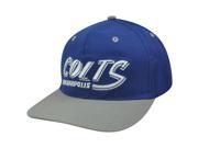 NFL Indianapolis Colts Flat Bill Old School Style Vintage Twill Snapback Hat Cap