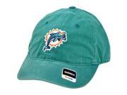 NFL Miami Dolphin Turquoise Wash Relaxed Women Reebok One Size Fits All Cap Hat