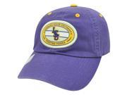 NCAA LSU Louisiana Fighting Tigers Garment Wash Relax Purple Sun Buckle Hat Cap
