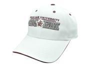 NCAA Texas A M Aggies Plain White Gig em Constructed Adjustable Velcro Hat Cap
