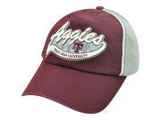 NCAA Texas A M Aggies Garment Wash Slouch Relax Two Tone Adjustable Velcro Hat