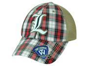 NCAA Louisville Cardinals Avery 2 Tone Plaid Trucker Snapback Adjustable Hat Cap