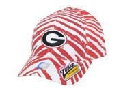 NCAA Georgia Bulldogs Dawgs Top of the World Smash Zubaz Zebra Snapback Hat Cap