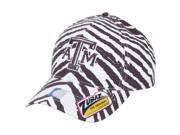 NCAA Texas A M Aggies ATM Top of the World Smash Zubaz Zebra Snapback Hat Cap