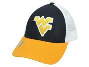 NCAA Mesh Twill Snapback Two Tone Adjustable Hat Cap West Virginia Mountaineers