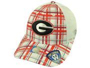 NCAA Top of the World Georgia Bulldogs Dawg Empire Plaid Mesh Sun Buckle Hat Cap