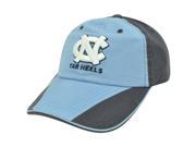NCAA North Carolina Tar Heels Garment Wash Sun Buckle Flip Light Blue Hat Cap