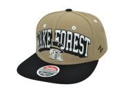 NCAA Wake Forest Demon Deacons Zephyr Block Buster Snapback Flat Bill Hat Cap