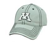 NCAA Minnesota Golden Golphers Semi Constructed Platinum Clean Up Hat Cap Velcro