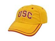 NCAA Platinum Garment Wash Hat Cap Sun Buckle Curved Southern California Trojan