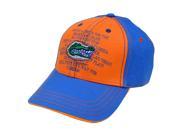 NCAA Florida Gators Fight Song Chino Hat Cap Construct Velcro Adjustable Curved