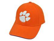 NCAA S L Chino Cotton Cap Hat Clemson Tigers Velcro Adjustable Construct Curved