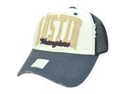 NCAA Austin Wranglers Mesh Garment Wash Distressed Snapback Curved Bill Hat Cap