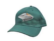 NCAA UM Miami Hurricanes Canes Green Vintage Retro Curved Bill Snapback Hat Cap