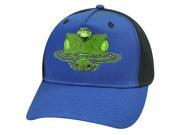 BALTIMORE AQUARIUM CROCODILE YOUTH CAP HAT BLUE VELCRO