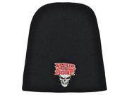 Bad 2da Bone Cuffless Knit Beanie Toque Skully Skulls Death Darkness Black Brand